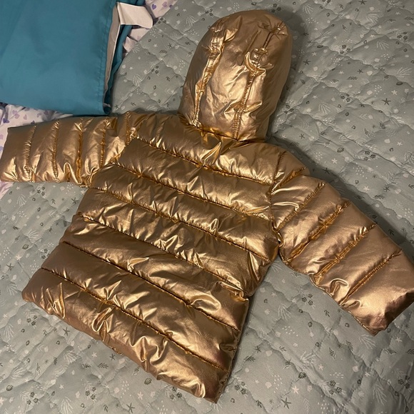 Gymboree Rose Gold puffer coat - Picture 4 of 8